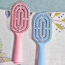 Portable Hollow Comb, Macaron Fluffy High Crown Curling Styling Comb, Massage Rib Comb, Vertical Hollow Comb - Standard - View 4