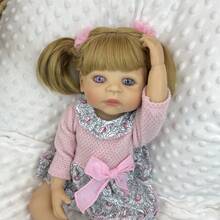 55CM Reborn Baby Boy Doll Toy Soft Full Vinyl Body For Girl Lifelike Vinyl Newborn Bebe Child Dress Up Gift - muñeca de vinilo suave - Ver 7
