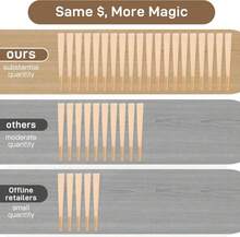 100 Paquete | Papel de fumar en conos | Conos de papel de fumar enrollados previamente en tamaño king con boquillas de filtro, palillo de empacar y cucharilla - Blanco - Ver 3