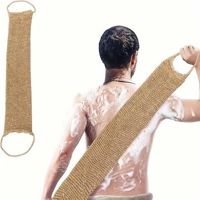 Bàn chải tắm hai mặt có tay cầm, có thể tái sử dụng - Khăn tắm massage lưng và du lịch, tẩy tế bào chết nhẹ nhàng và làm sạch sâu, thiết kế tiện dụng, phù hợp sử dụng tại nhà và khi đi du lịch, phụ kiện phòng tắm, thiết kế tiện dụng, cấu trúc bền chắc, khăn tắm, khăn lau cơ thể, phụ kiện phòng tắm, phụ kiện nhà tắm, thích hợp sử dụng cho cơ thể, găng tay tắm tẩy tế bào chết, găng tay chà rửa, khăn tắm, khăn tắm/khăn lau cơ thể, bông tắm, khăn tắm kiểu Nhật.