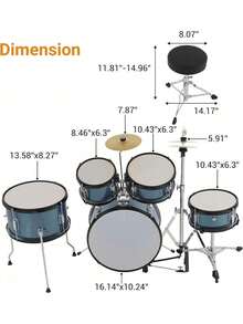 Drums & Percussion - Blue - View 2