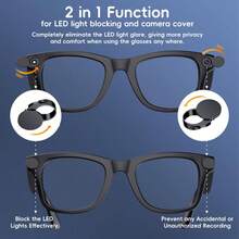 4/6pcs Camera Lens Cover Stickers Suitable For R-Ayban M-Eta O-Akley/Wayfarer/Skyler/Headliner Glasses Camera Lens Shade - View 3