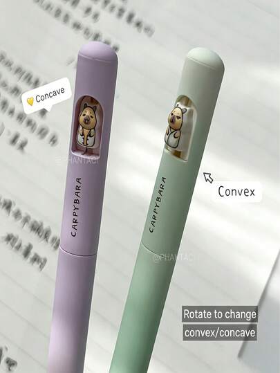 4支装水鼠牌中性圆珠笔，0.5毫米旋转笔尖，速干黑色墨水，修长设计，中性笔套装，高品质学习用品，开学季必备