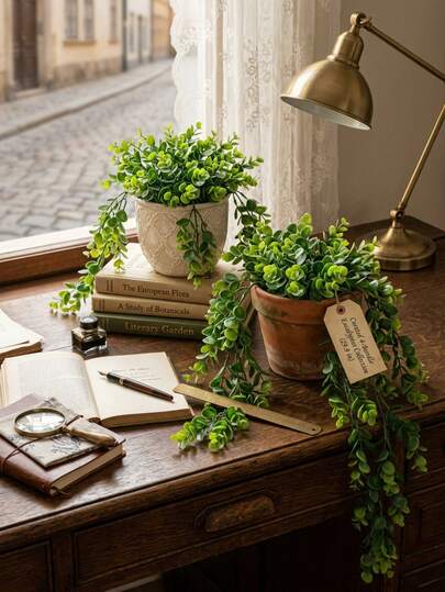 8 件/4 件/2 件/1 件人造桉树，人造植物，人造植物藤蔓，家居装饰，房间装饰，场景布置，鼠尾草绿家居装饰，春季家居装饰，春季装饰，情人节装饰，情人节礼物，花园装饰，母亲节礼物，婚礼季。