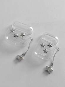 1个极简泰迪熊耳机保护套，兼容苹果Pro 2、Pro 3/4，磨砂保护套 - 黑色 - 查看 1