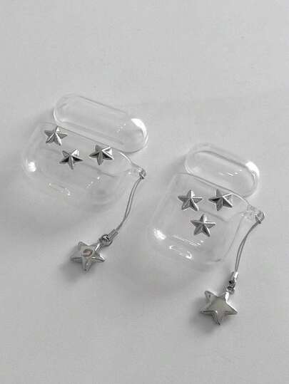 1个极简泰迪熊耳机保护套，兼容苹果Pro 2、Pro 3/4，磨砂保护套