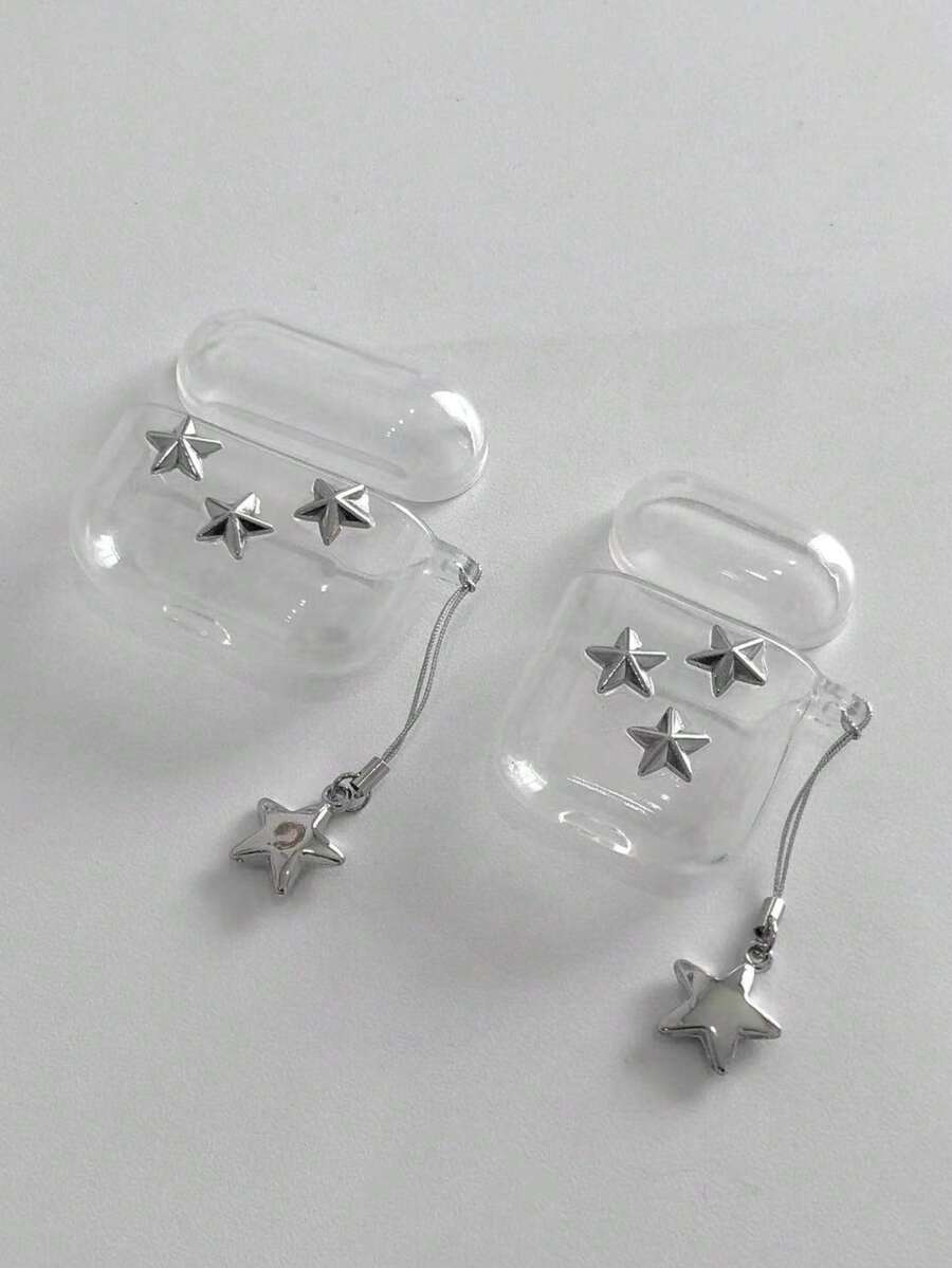 1个极简泰迪熊耳机保护套，兼容苹果Pro 2、Pro 3/4，磨砂保护套 - 黑色 - 查看 1