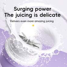2-In-1 Portable Juicer And Blender, USB Rechargeable, Juice Blender, Mini Blender, Ideal For Making Smoothies, Milkshakes, Frozen Drinks, Juices, Multi-Function Juicer, Great Gift For Valentine's Day, Thanksgiving, Mother's Day - 0.5L-1L - View 7