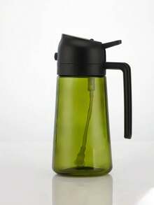 Premium Olive Oil Refillable Bottle, UV-Blocking Glass To Preserve Flavor, Dual-Use Sprayer & Pourer, Comes With Opaque Label, Splash-Proof, Suitable For Kitchen & Outdoor Cooking, Multiple Colors - View 7