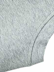 Men's Heather Gray Sleeveless Henley Top Old Money Style Business Casual Knit Vest For Office & Refined Daily Wear - Grey - View 8
