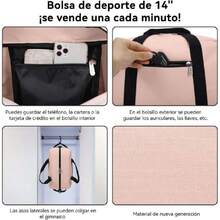Gym Sports Bag, Expandable Travel Bag, Foldable Travel Tote Bag For Men And Women, Waterproof Sports Bag With Compartments For Gym (Light Green-03), 4346100 - 黑與白 - 查看 4