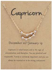 Constellation Symbol Pendant Necklace - Yellow Gold - View 14