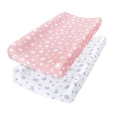 32"X16" Star Pattern Unisex Soft Changing Pad Cover, Suitable For Baby Cradle Bed, Infant Essential, Baby Shower Gift - Multicolor - View 6