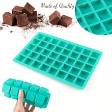 40-Cavity Silicone Candy Mold, Square Baking Mold Suitable For Homemade Caramel, Hard Candy, Truffles, Keto Fat Bombs, Jelly, Gummies, Peanut Candy - Green - View 5