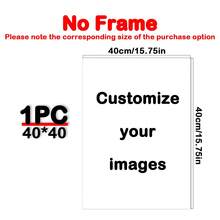 Customized Photo Canvas Poster - Personalized Framed Or Unframed Wall Art, Use Your Own Photos, Modern Minimalist Home Decor, Indoor/Outdoor Use, Pine Wood Frame,Home Decor Living Room - Multicolor - View 21