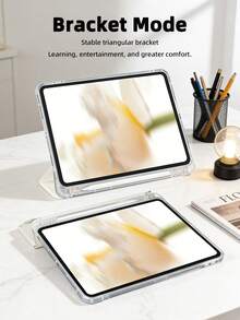 1 件装柔和粉彩波浪纹彩绘平板电脑保护套，兼容 iPad Mini 4/5/6/7、Air、9.7/10.2/10.5/Air 4/5、Pro 11 英寸（第十代）、Air 11 英寸（M3）2025、11 英寸（第十一代）2025、Galaxy Tab A8 10.5 英寸 2022，带笔槽、三折支架、TPU 边框保护、磁吸式睡眠/唤醒功能，可爱设计 - 彩色 - 查看 8