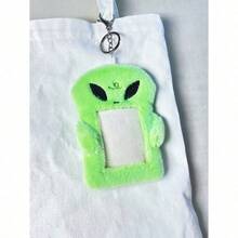 1pc New Creative Cute Plush Card Holder Rabbit/Bat Animal Design, Polyester Casual Universal ID/Card/Photo Case Accessory Gift Souvenir Car Accessories Bag Charm School Animal - 多色的 - 查看 6