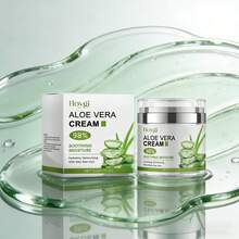 Hoygi Aloe Vera Moisturizing Face Cream - Soothing Moisturizer For Dry Skin. Gently Hydrates, Moisturizes, And Brightens For A Radiant, Soft Complexion. Ideal For Daily Use. Portable And A Great Birthday Gift For Girls. - Lô hội - Xem 12