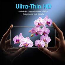 3片装隐私全屏钢化玻璃保护膜，保护屏幕，全屏手机保护膜，兼容 17e 16e 17 16 15 14 13 12 11 Pro Max XS X XR 17 16 15 14 Plus，防窥透明保护膜 - 灰色 - 查看 7