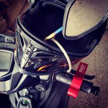 CNC Aluminum Alloy Motorcycle Handlebar Lock, Anti-Theft Helmet Hook Brake Clamp Lock, Electric Bicycle Cruiser Safety Lock - Handle Lock - View 2