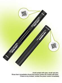 SEXYSHEEP 640片D型卷翘睫毛嫁接套装，DIY 30D、40D、60D、80D睫毛嫁接套装，9-16mm混合单根睫毛，包含睫毛胶水、封层液、卸妆液、镊子，仅供个人使用 - 黑色 - 查看 3