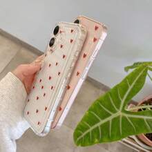 2件装时尚清新透明+透明粉色闪光爱心图案手机壳，兼容 17/17 Pro/17 Pro Max/Air/16/16 Pro/16 Plus/16 Pro Max/15/15 Pro/15 Plus/15 Pro Max/14/14 Pro/14 Plus/14 Pro Max/13/13 Mini/13 Pro/13 Pro Max/12/12 Mini/12 Pro/12 Pro Max/11/11 Pro/11 Pro Max/XR/XS Max/7/8，透明软壳 - 彩色 - 查看 8