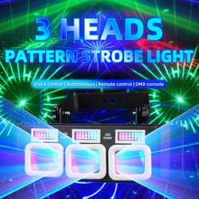 Partybeleuchtung, DJ Disco, Stroboskop Bühnenbeleuchtung, DMX Sprachsteuerung, Laserlichter, Projektoren und Fernbedienungen, Party Bar, Geburtstag, Hochzeit, Festival Veranstaltungsort Beleuchtung, Weihnachtsdekorationslichter - EU F-Typ Stecker (220-240V) - Übersicht 3