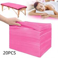 5/10/20/50/100pcsDisposable Bed Sheets Bed Cover For SPA Tattoo Massage Table Hotels Non Woven Fabric White - Watermelon Pink - View 8