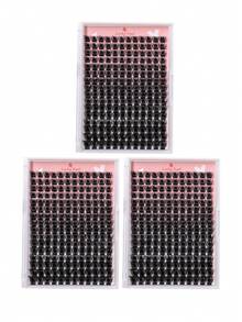 LUCK LTGIRL 192/384/576PCS Voluminous 3D Cluster Lashes DIY Eyelash Extensions C/D Curl 10-16mm Natural 3D Faux Mink Wispy Lashes Voluminous Fluffy Lightweight Soft Reusable - View 14
