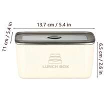 2pcs Stainless Steel Food Storage Containers With Lids, Double-Layer Structure, Anti-Scald Design, Suitable For Microwave And Dishwasher, Mini Bento Boxes For Snacks, Fruits, Vegetables, Dumplings, Meat, Eggs, Ginger, Garlic, Onions - Reusable, Multipurpose, Leak-Proof, For Home And Kitchen Use - White - View 6