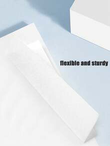 50张烫发纸/100张染发隔离纸，10个鳄鱼夹，专业美发沙龙套装 - 白色 - 查看 2