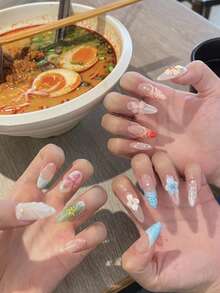 3pcs Silicone Nail Art Mold Set, Ice Flower/Plumeria Transparent Nail Molds DIY Nail Jewelry Accessories Tools - White - View 5