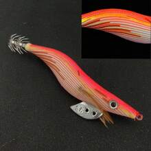 2个Avlcoaky发光鱿鱼虾鱼钩，人造硬饵 - 彩色 - 查看 10