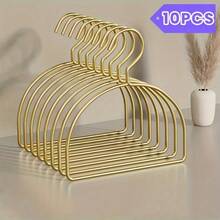 5pcs/10pcs Gold Metal Scarf, Tie, Shawl, Headband Hangers - Gold - View 10