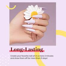 Beetles White Gel Nail Polish -1PC 15ml White Spring Colors Gel Polish - Màu Lilac Tím - Xem 4
