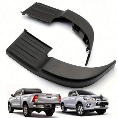 2016-2024 Hilux Revo Rocco Rear Bumper Corner Protector - Durable ABS Plastic Material, Direct OE Replacement, Easy Installation