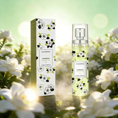 20毫升茉莉花香喷雾，持久清新，融合东方果香和花香——茉莉、玉兰，提升自信魅力，防漏设计，是圣诞节、派对、万圣节、旅行、节日、生日送给父母、情侣、朋友的绝佳礼物。方便携带。