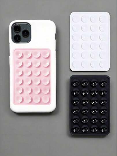 1/2pcs Silicone Suction Cup Phone Case Stand, Phone Suction Cup, Octobuddy, Sticky Phone Holder, Suitable For Smartphones