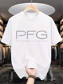 Breathable And Comfortable PFG Performance Fishing Gear T-Shirt, Perfect For Casual Outings And An Ideal Gift For Father'S Day - Black - View 6