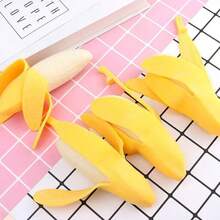 趣味挤压香蕉软萌玩具，新颖橙子挤压减压球，恶作剧趣味水果挤压玩具，青少年及成人减压挤压玩具，复活节、万圣节、圣诞节、感恩节节日派对礼物 - 查看 8