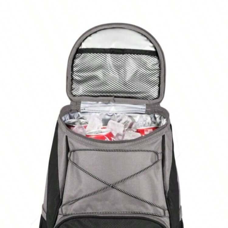 Picnic Backpacks - 黑色底色,灰色細部裝飾. - 查看 6
