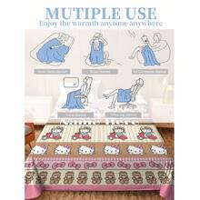 SANRIO Chăn lông cừu cá nhân hóa - Tên tùy chỉnh, chăn flannel mềm mại, món quà ấm áp và thoải mái dành cho gia đình và bạn bè, thích hợp để trang trí nhà cửa hoặc các dịp lễ hội. - Nhiều màu - Xem 6