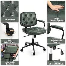 Home Office Chairs - Green - View 4