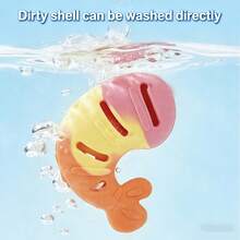 虾形猫咪磨牙玩具，宠物漏食玩具，缓解无聊，可漏食，耐用易清洁 - 查看 4