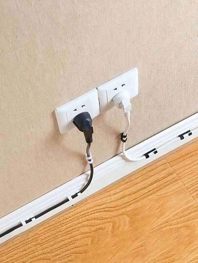 20 Cable Clips With Adhesive Bases, Wire Organizers, Home And Office Management System, No Drilling Required