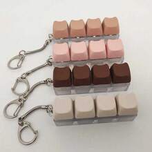 Keyboard Stress Relief Toys, Keyboard Keychain Toys, Staring Push Button Toys, Finger Pressing Keyboard Toys, For Stress Relief, Killing Time, Art Hobby, Collection, Party Supplies, Creative Toys For Teenagers, Pressure Relief Toys For Teenagers - Multicolor - View 10