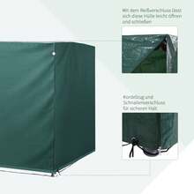Waterproof Protective Cover With UV Protection, 215x155x150cm, For Furniture And Garden - Dark Green - View 3