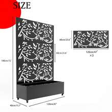 Garden Privacy & Protective Screens - Black - View 2