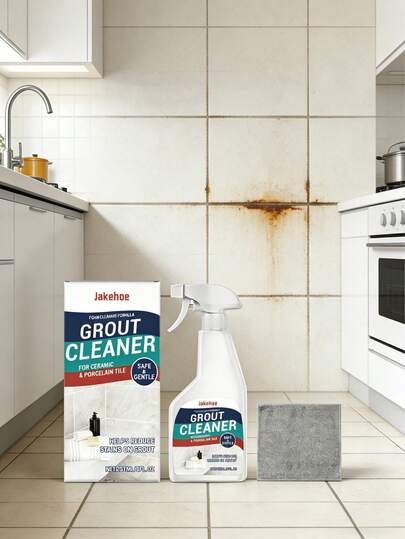 Jakehoe瓷砖缝隙清洁剂，地板和瓷砖日常清洁去污温和家用清洁剂
