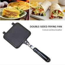 Non-Stick Sandwich Toastie Maker Toaster Machine | Breakfast Cooking Stove For Camping & Home - Black - View 4